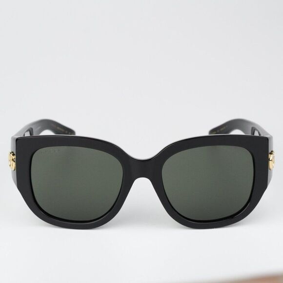 NEW Gucci GG1599SA 001 Black Grey Women Square Sunglasses GG 1599SA - Picture 7 of 15